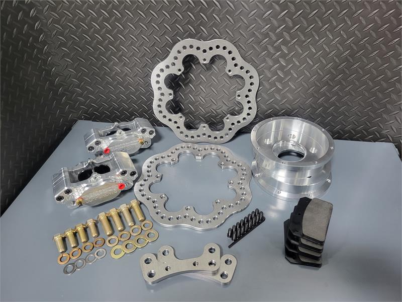 4 Piston Pro Lite Front Drag Race Kit 2015-21 Hellcat, SRT