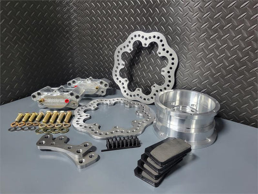 4 Piston Pro Lite Front Drag Race Kit 2015-21 Hellcat, SRT