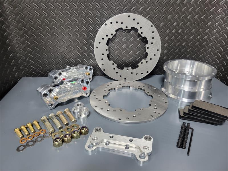 4 Piston Heavy Duty Front Drag Race Kit 2008-2014 Cadillac CTS and CTS-V