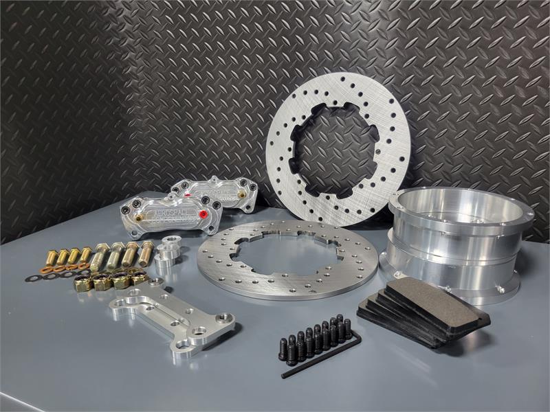 4 Piston Heavy Duty Front Drag Race Kit 2008-2014 Cadillac CTS and CTS-V