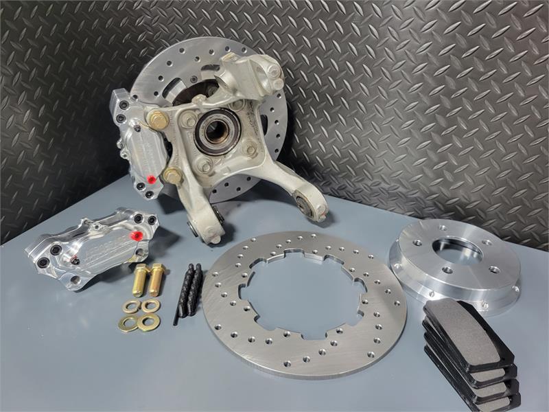 4 Piston Rear Drag Race Brake Kit 2015-2023 Mustang