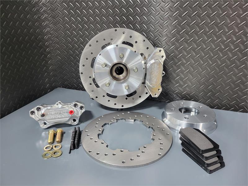 4 Piston Rear Drag Race Brake Kit 2015-2023 Mustang