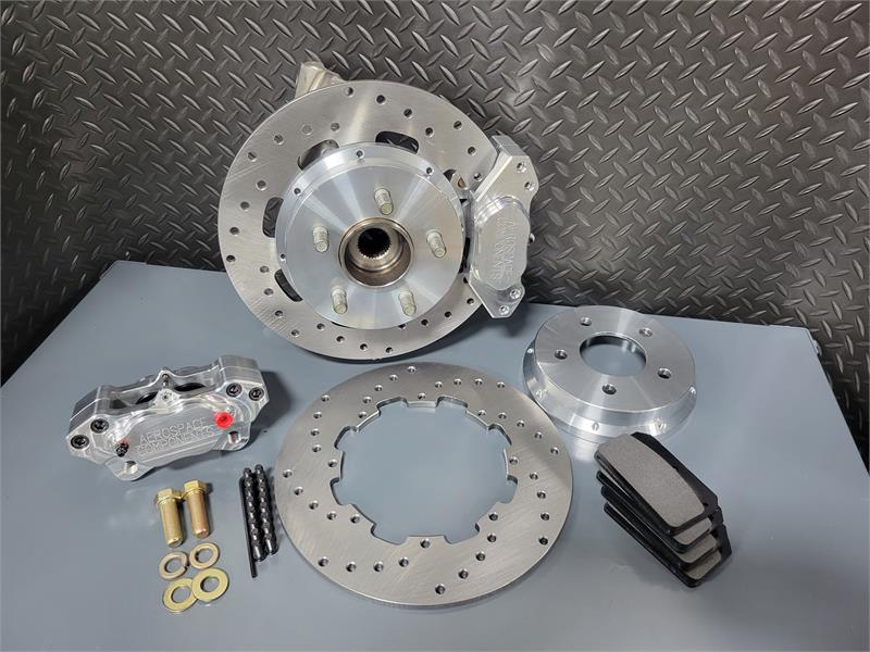 4 Piston Rear Drag Race Brake Kit 2015-2023 Mustang